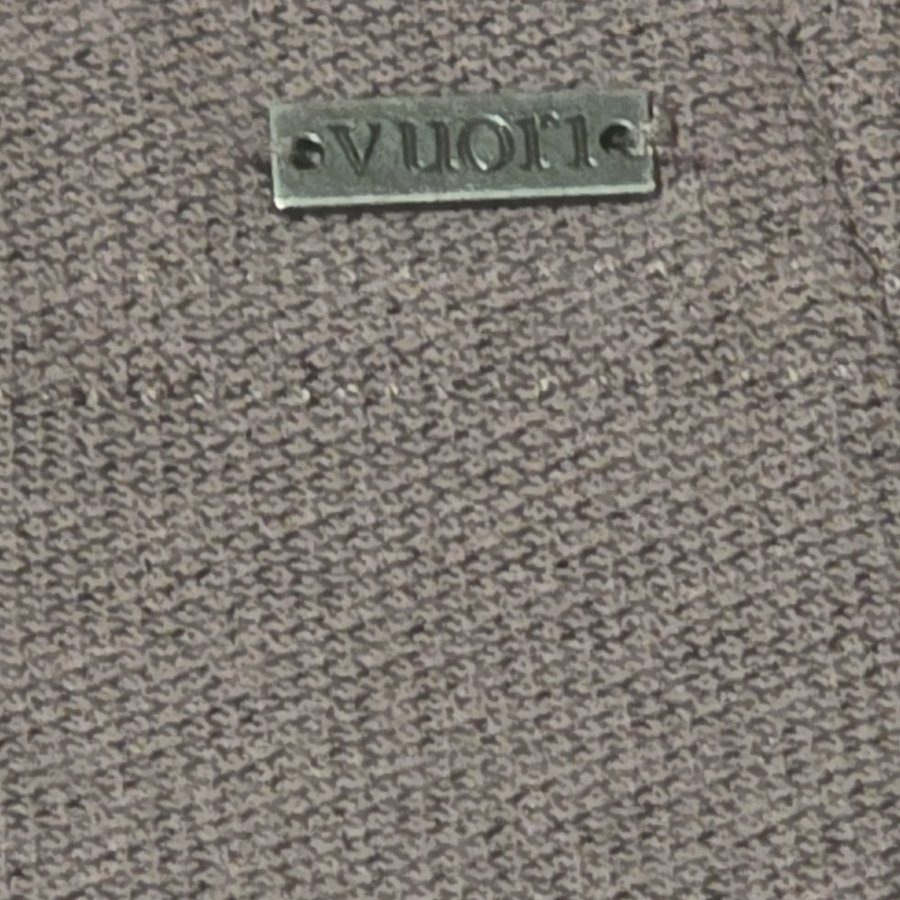 Vuori Brown Polo Shirt M Men Short Sleeve Button Collared Knit Solid - Picture 6 of 16